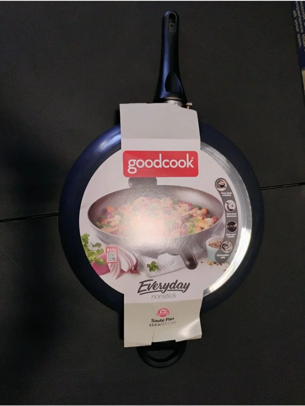 Goodcook Everyday Nonstick Sauté Pan With Stay-Cool Handle 13.5